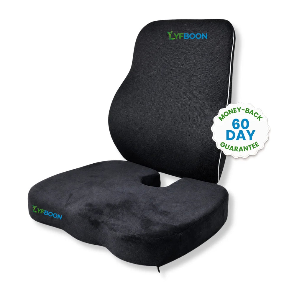 Finally Sit Pain-Free For Hours Without Tailbone Or Lower Back Pain: Sitting Comfort Combo